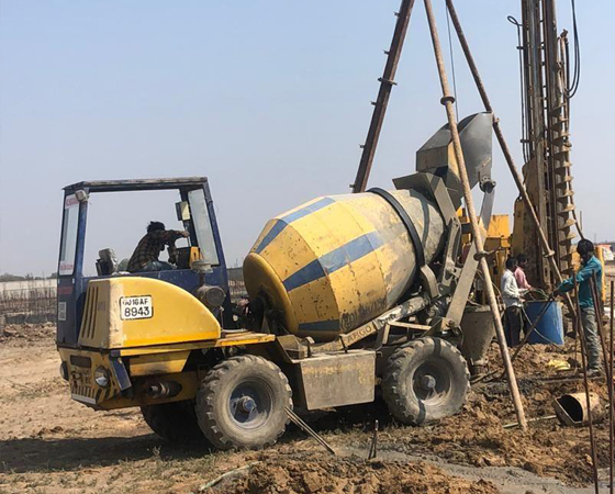 Concrete Mixer on Rent