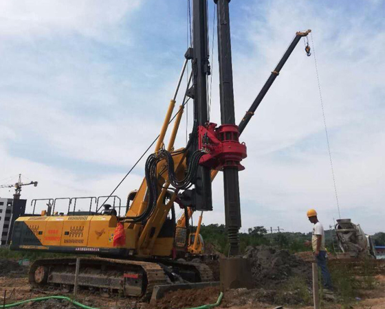 Hydraulic Rotary Piling Rig Services